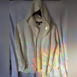 Eddie Bauer Cozy Cream Lounge Cardigan